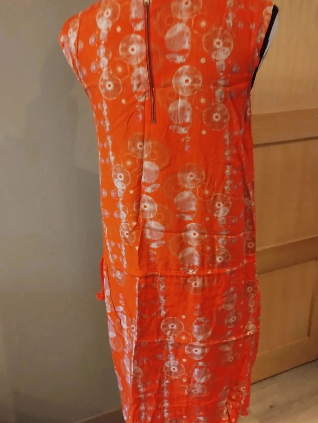 Vestido laranja com padrões, One step T38/40 – photo 9